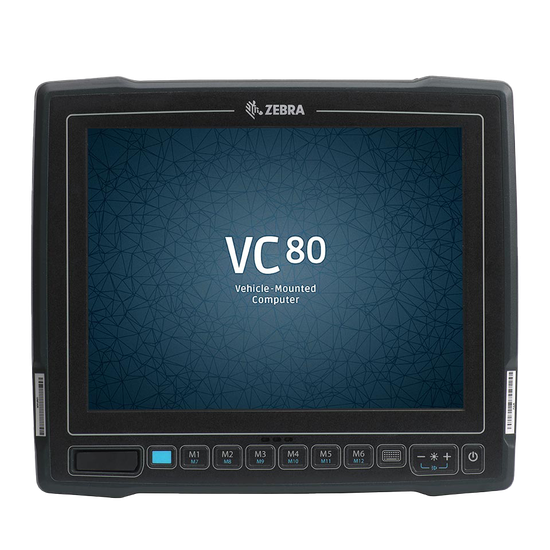 Zebra terminal za vozila VC80X